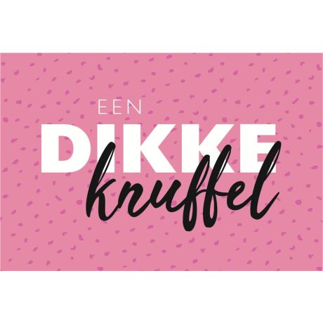 Roze dikke knuffel