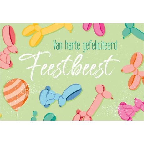 Gefeliciteerd feestbeest