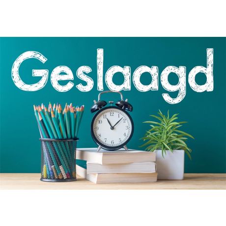 Geslaagd kaart