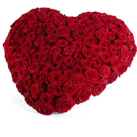 Rouwwerk Allerliefste - Hart rood