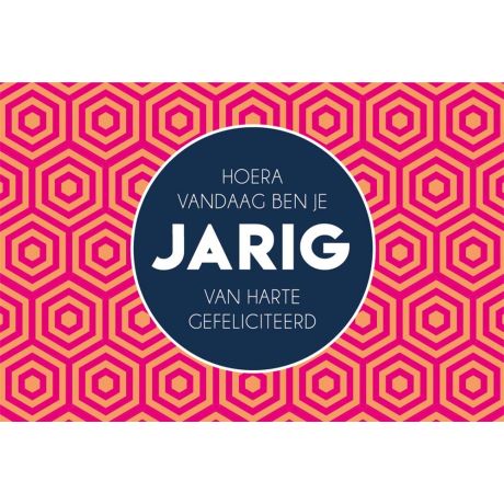 Hoera, je bent jarig