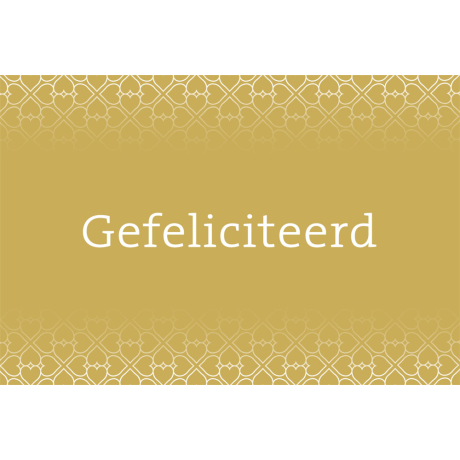 Gefeliciteerd neutraal