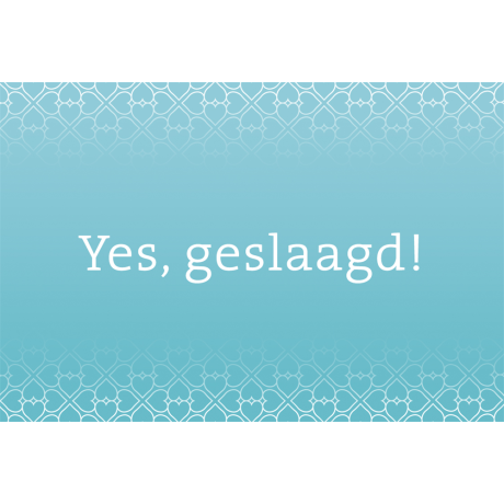 Geslaagd neutraal​