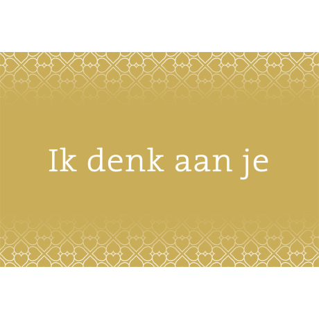 Ik denk aan je neutraal
