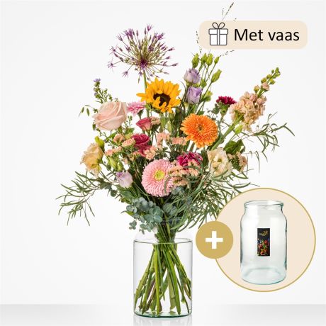 Cadeauset vaasgeluk (met vaas)