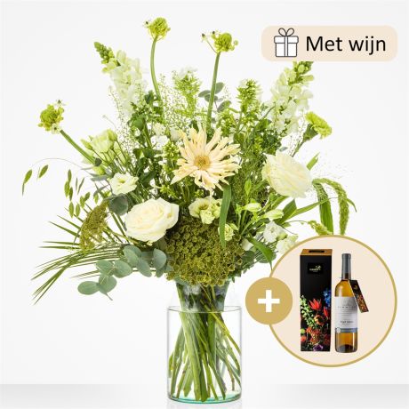 Cadeauset Wonderlijk wit (met witte wijn)