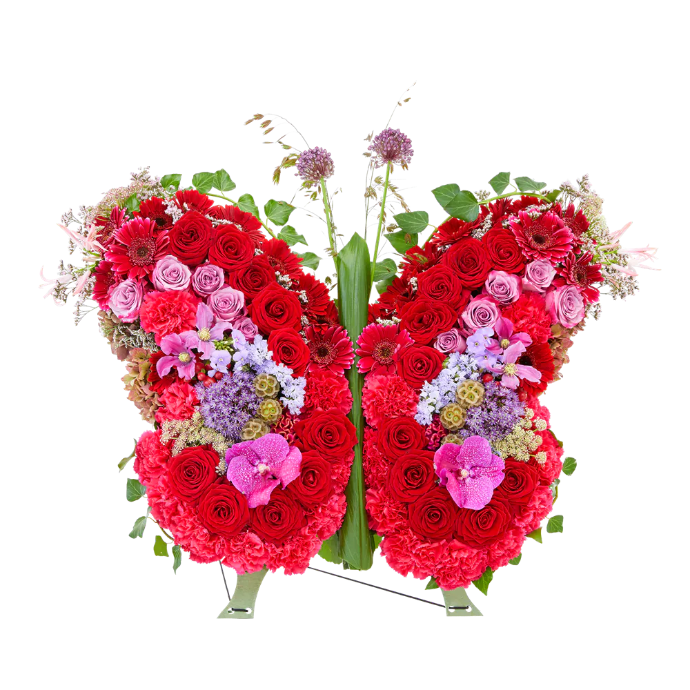 Funeral work Butterfly of Love - Butterfly shape