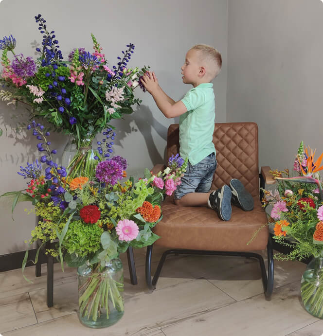 De mooiste boeketten bij bloemwinkel Lierop