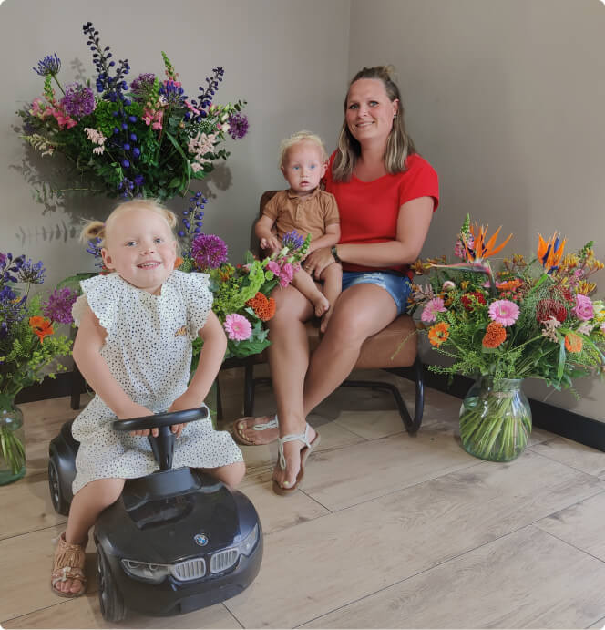 Beautiful bouquets of flowers from the florist in Surhuisterveen