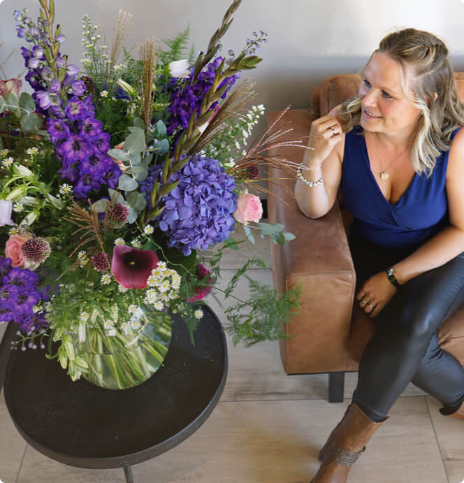 The most beautiful bouquets at flower shop Harlingen