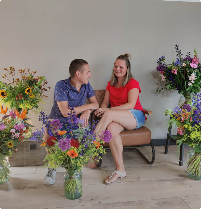 The most beautiful bouquets at florist Ferwoude