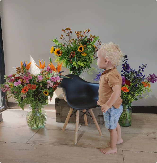 Prachtige boeketten thuisbezorgd van Bloemist Peest